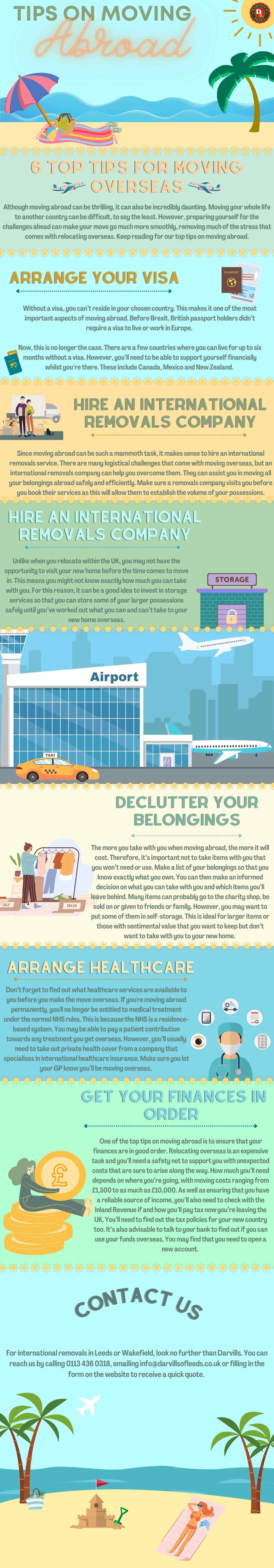 Tips on moving abroad